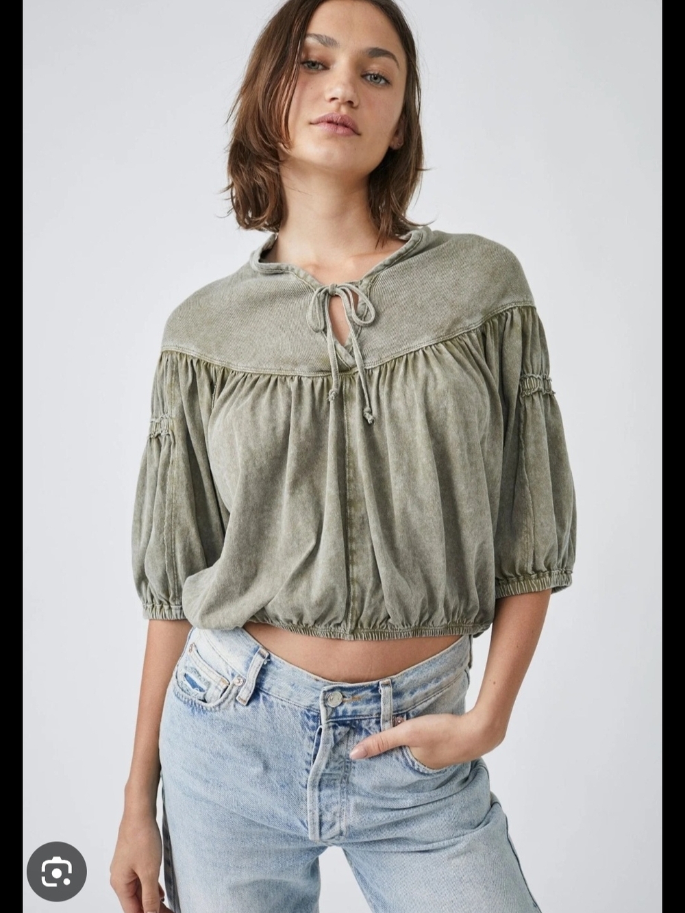 Free People "No Good Alone" Ribbed Jersey